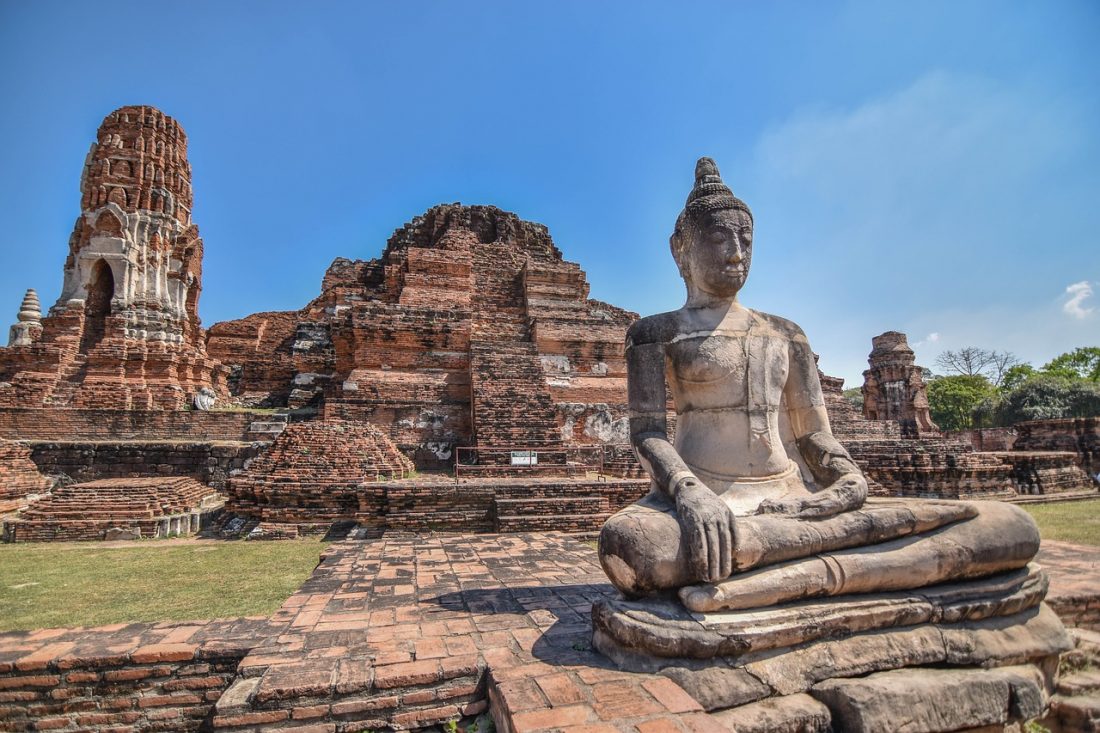 The ancient city of Ayutthaya is an incredible site in thailand and one of the best places to see 