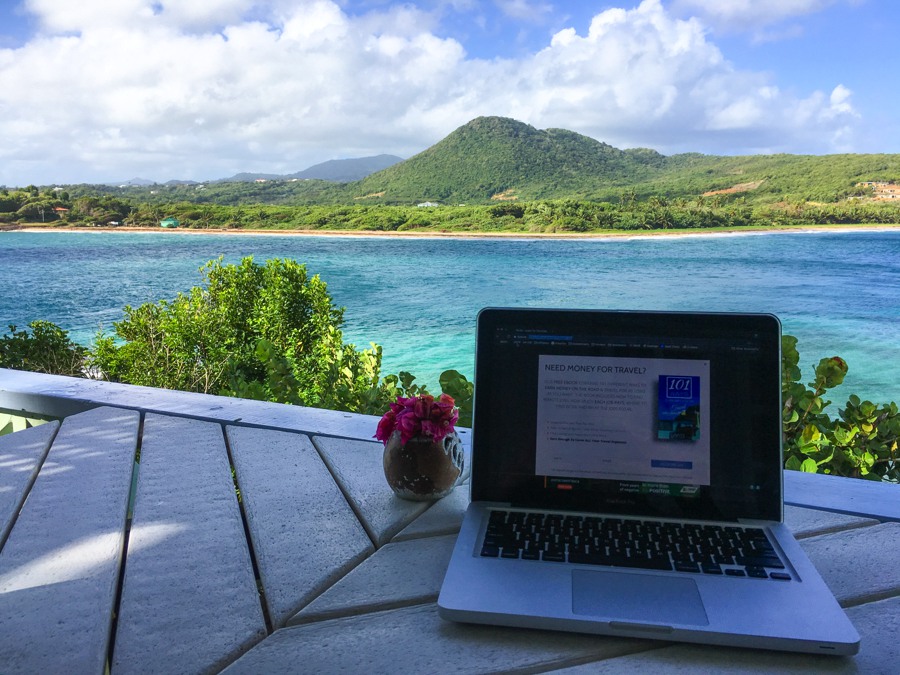 nomad life working abroad in the caribbean