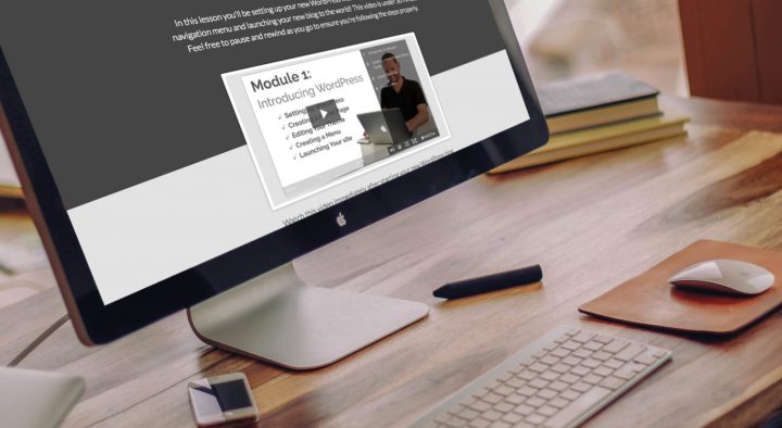 101 Finest Journey Jobs To Make Cash in 2023 22 A photo of an imac with the Free Blogging Course by Goats On The Road on the screen