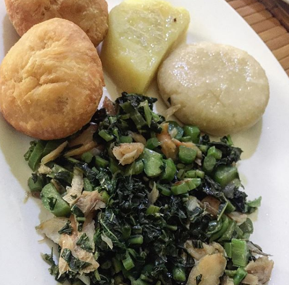 callaloo is a staple in jamaican cuisine 