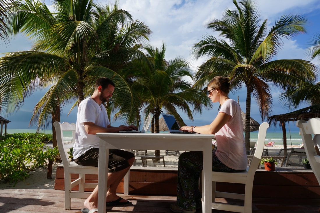 fam trip working in isla holbox