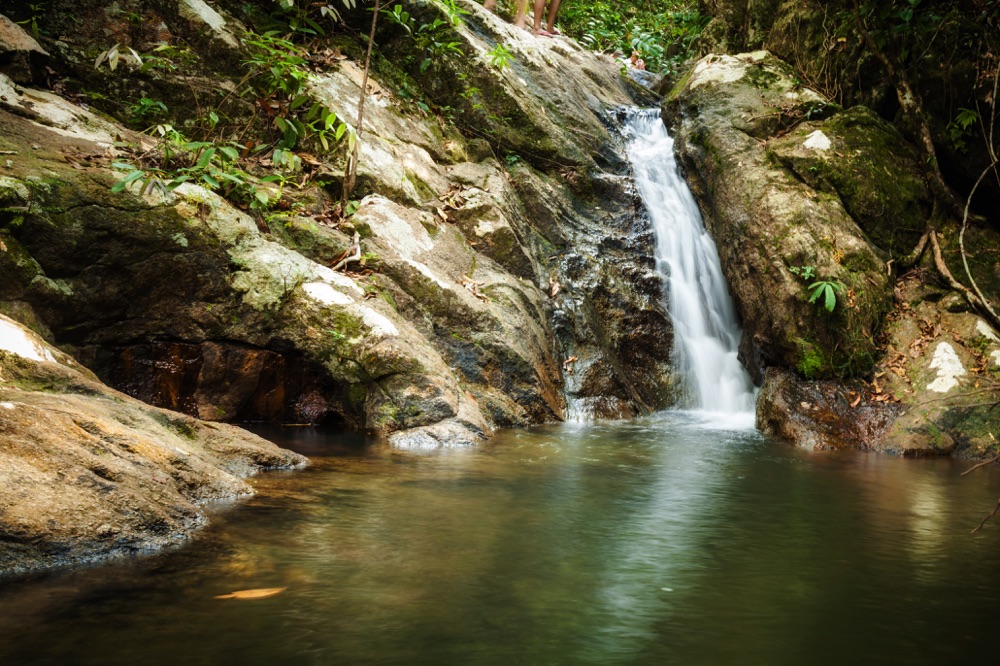 koh phangan thailand waterfall