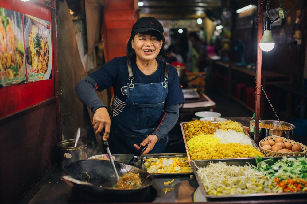 street food in pai thailand