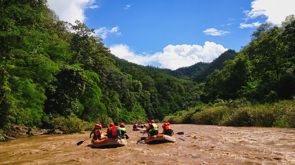 white water rafting pai