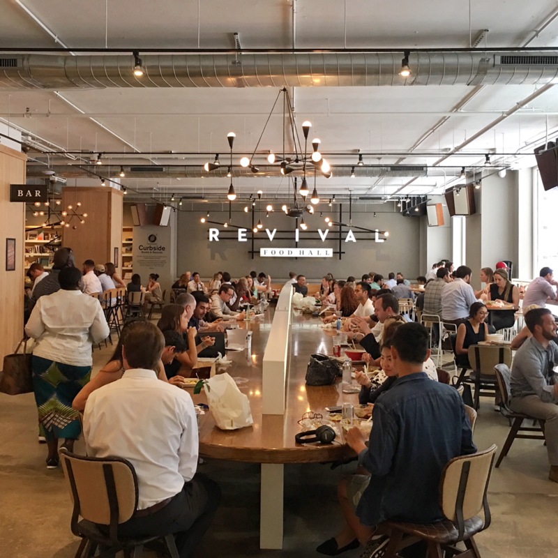 The revival food hall in the loop is one of the best places to eat in Chicago.