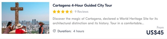 things to do in cartagena tour