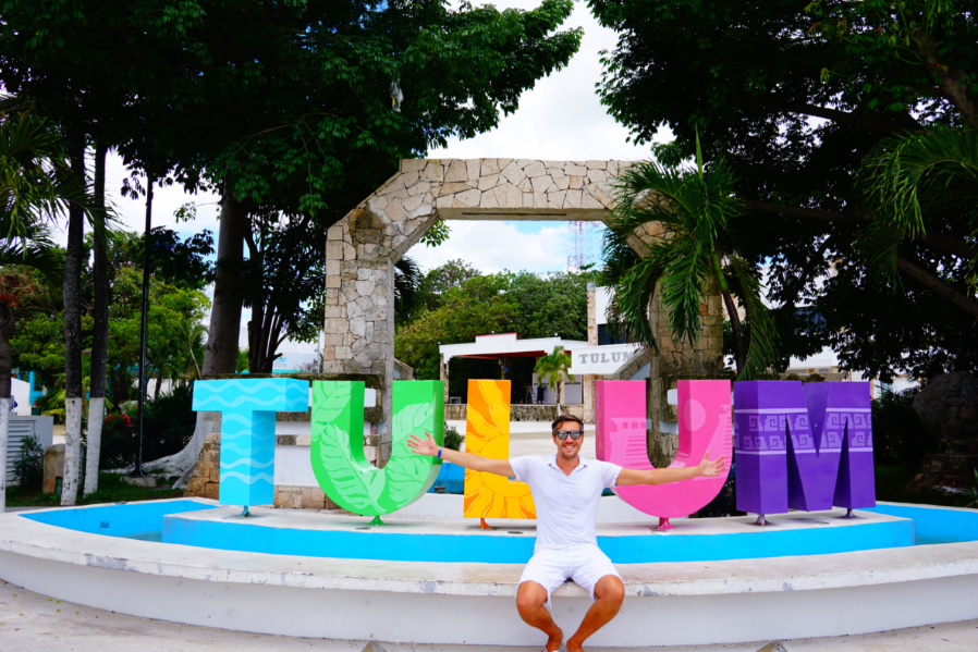 Tulum town Sign touristy things to do in tulum