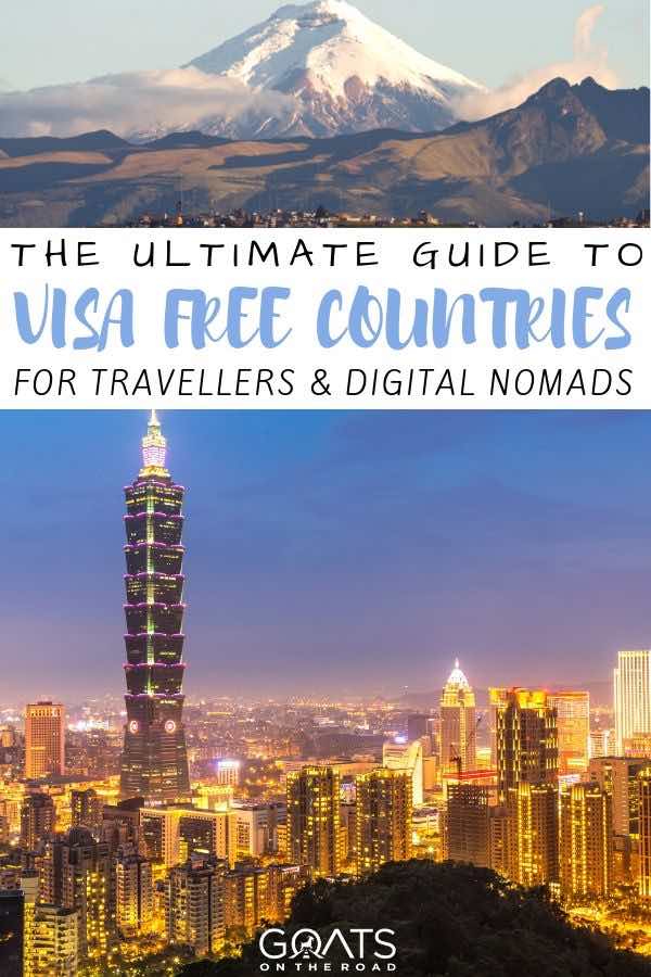 city view with text overlay the ultimate guide to visa free countries