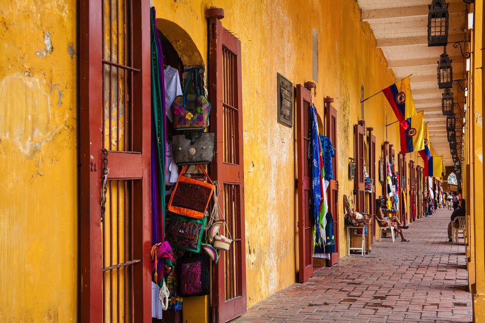 Las Bóvedas, one of the best things to see in Cartagena