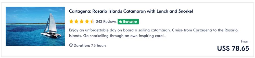 things to do in cartagena go sailing