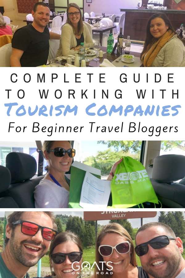 Press trips with text overlay Complete Guide To Working With Tourism Companies