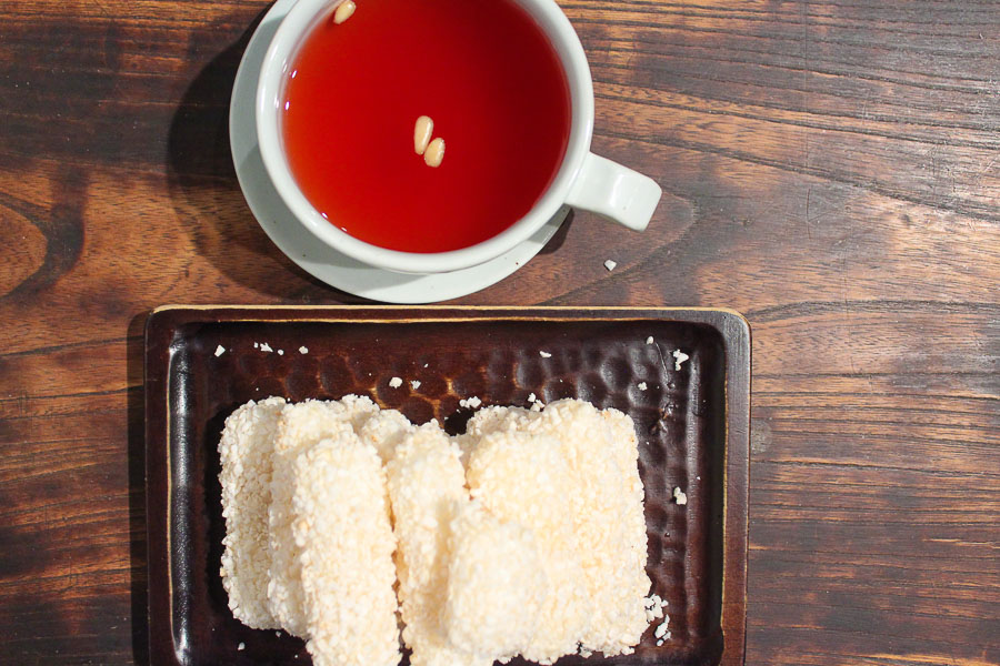 Jujube Tea in South Korea. Isadong is one of the best places to visit in Seoul