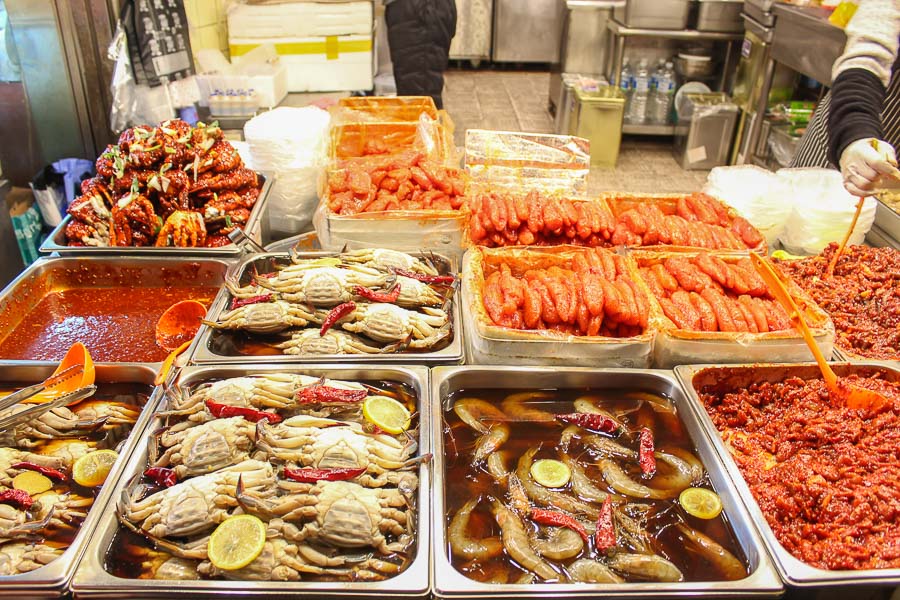 Gwangjang Market is one of the top places to visit in seoul for good food