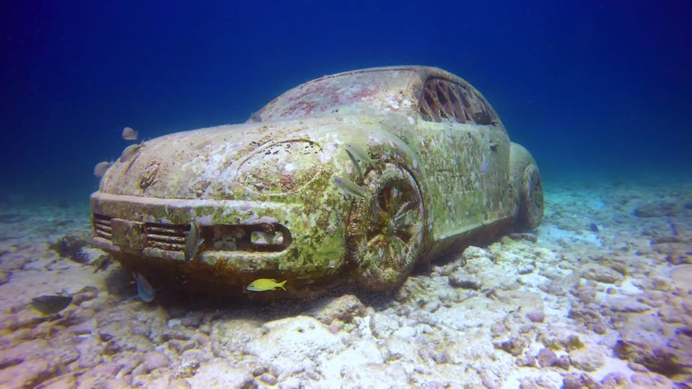 visiting the underwater statues isla mujeres