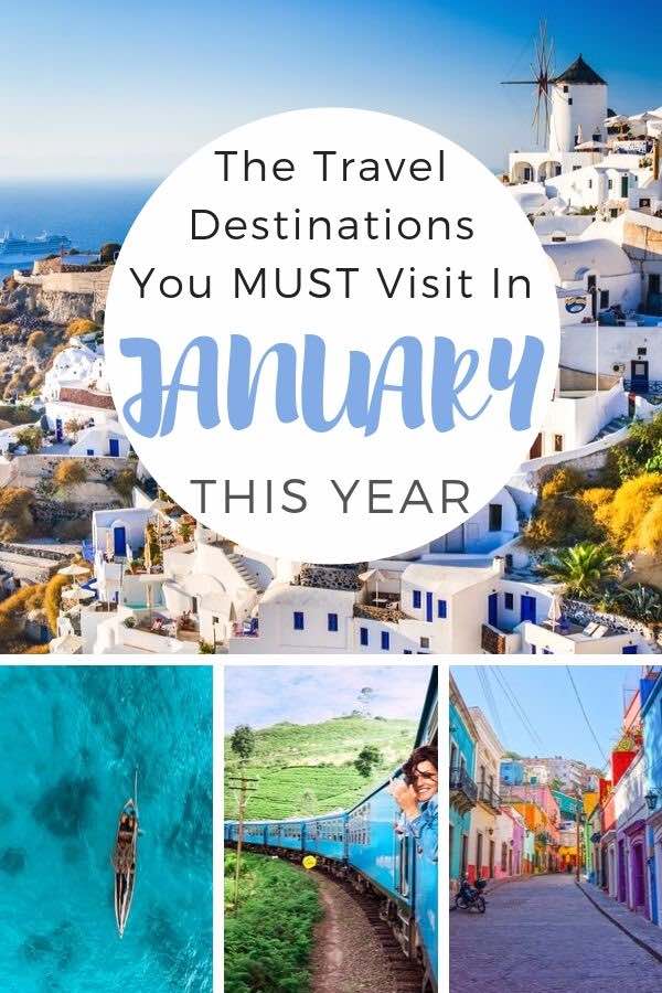 Planning a vacation for January and looking for the best places to visit? We’ve got the top 12 places to visit in January based on price and things to do. Whether you want a beach destination or a winter holiday, we’ve got ideas for your travel planning! | #mexico #travelguide #srilanka beautiful destinations with text overlay the travel destinations you must visit in January this year