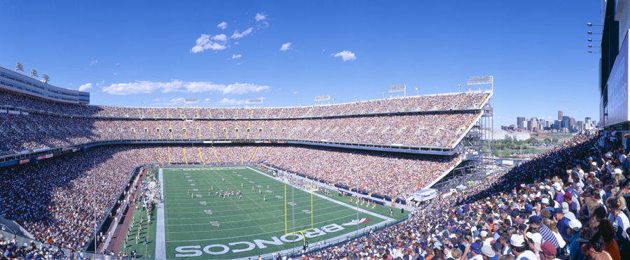 Denver Broncos at Mile High Stadium, one of the top places to visit in Denver