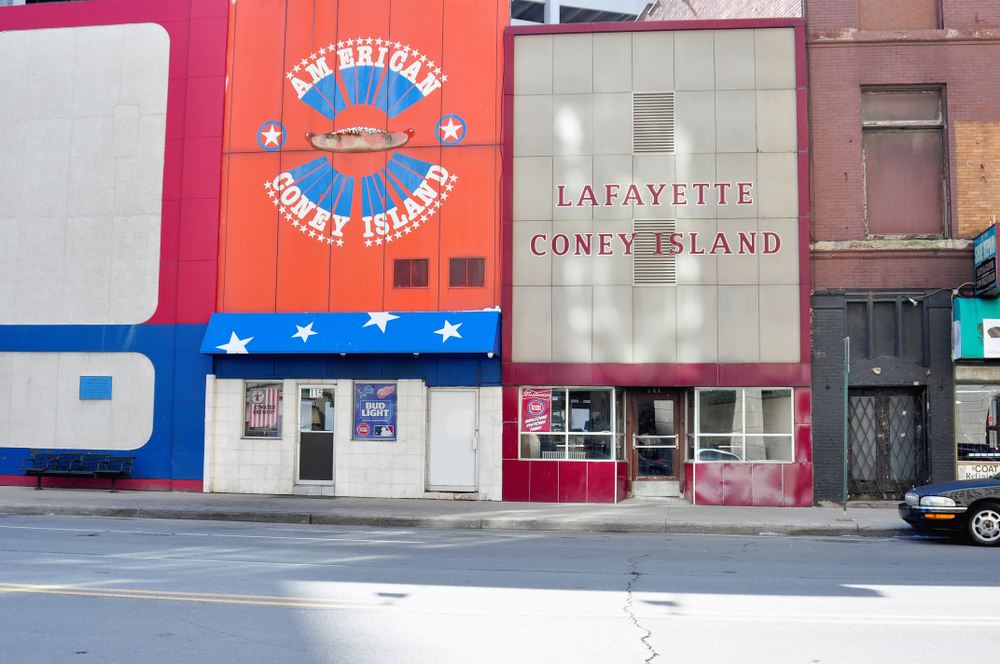 eating a coney hot dog is one of the best things to do in detroit