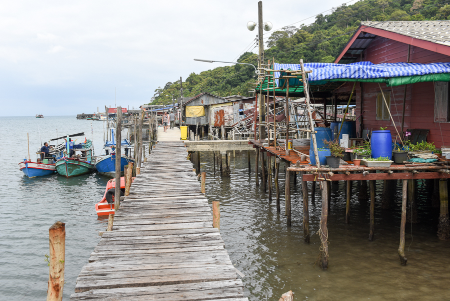 the fishing village on koh kood island thailand