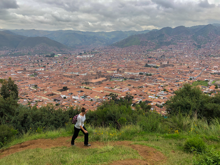 hiking from cusco to Sacsayhuaman peru