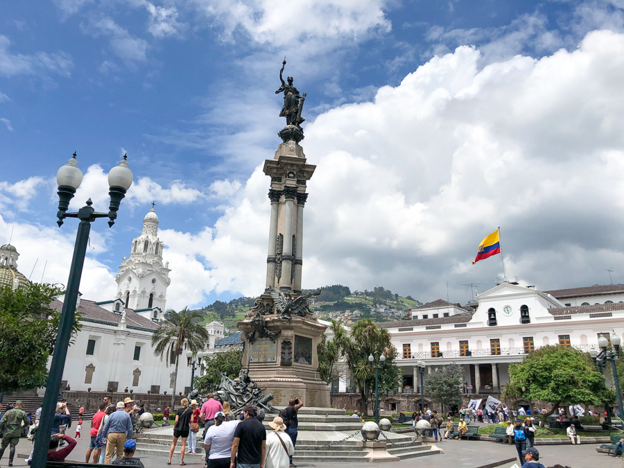 the plaza grande with monuments, palaces, churches and more