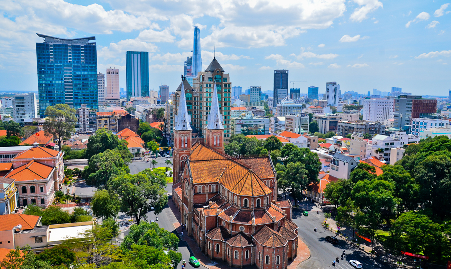 visiting the notre dame cathedral is one of the best things to do in ho chi minh