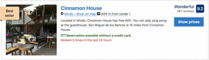 where to stay in mindo ecuador book the cinnamon house