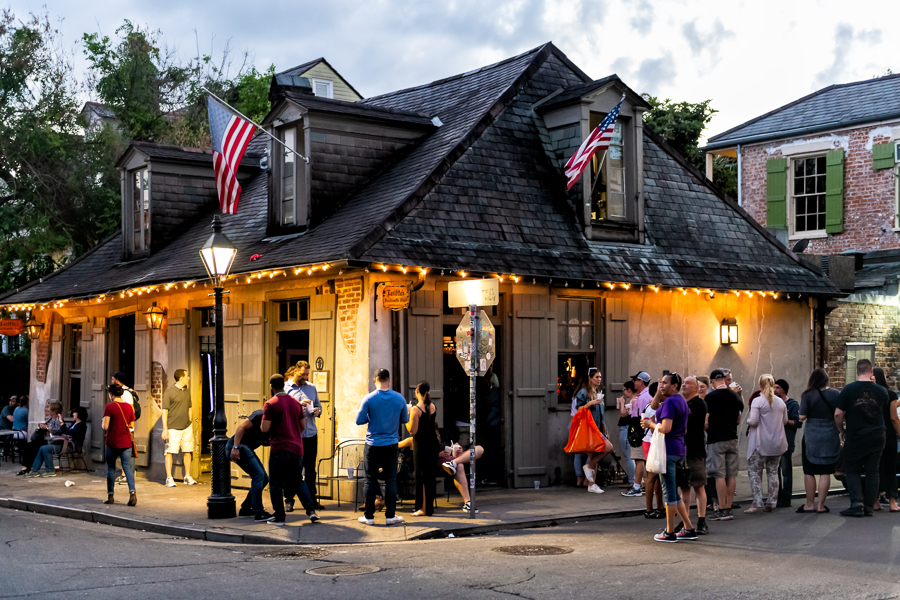 Laffittes Blacksmith Bar, one of the top New Orleans bars