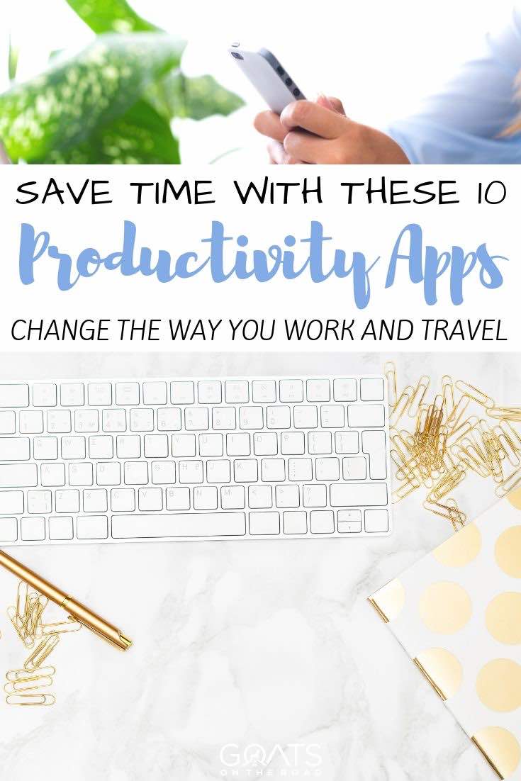 keyboard with text overlay save time with these 10 productivity apps