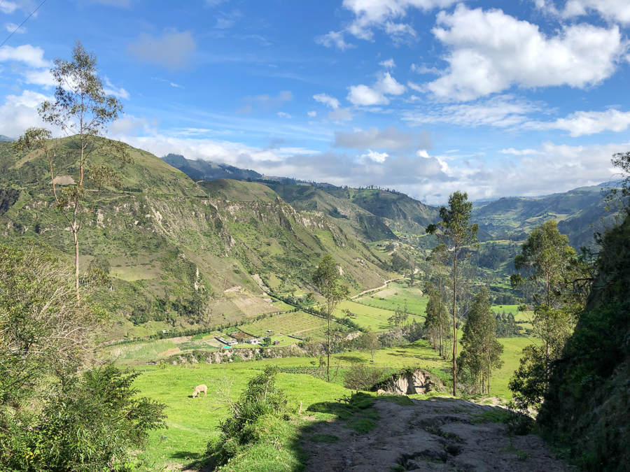 view on the hike from isinlivi to chugchilan