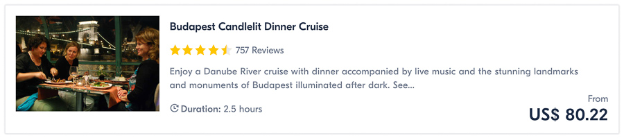 candle light dinner cruise