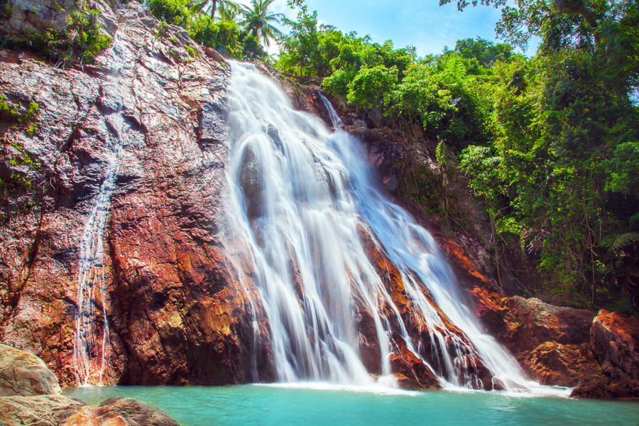 na muang 1 waterfall in koh samui