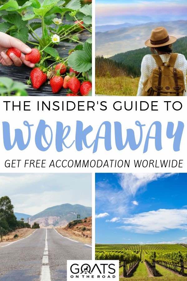 volunteering with text overlay the insiders guide to workaway