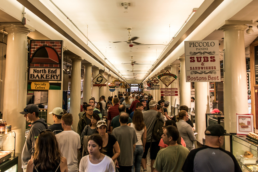 Strolling and eating your way through Faneuil Hall is one of the best things to do in Boston.