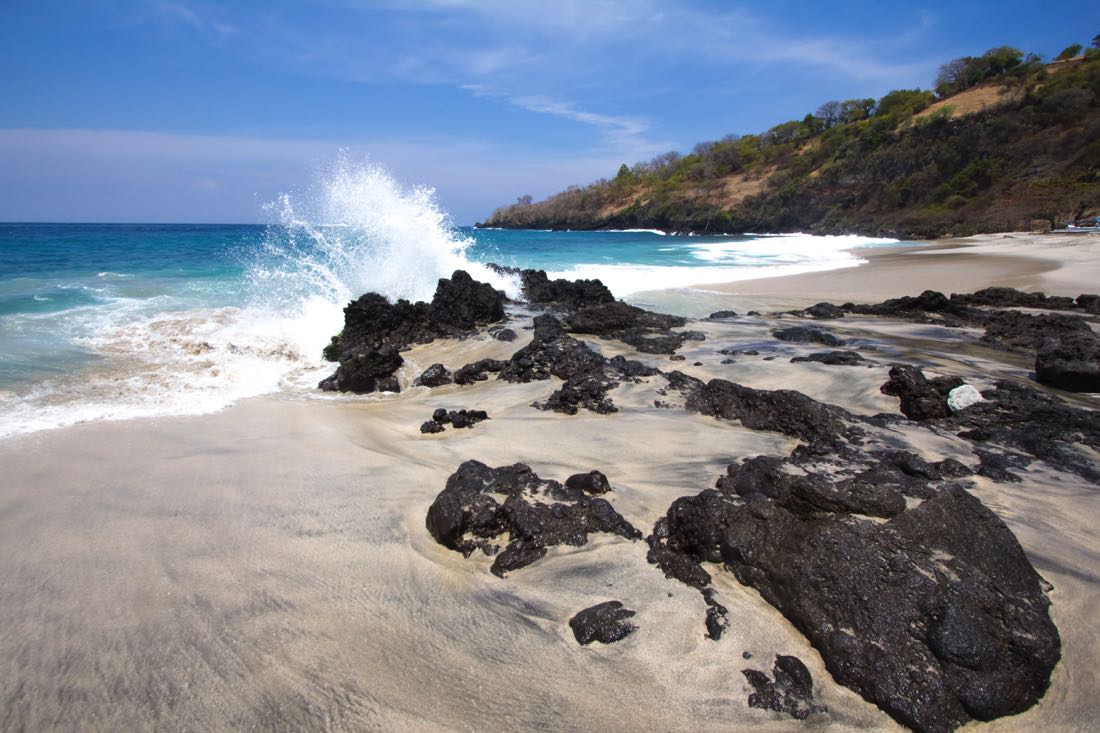 Pasir Putih, aka Virgin Beach, in Bali, Indonesia