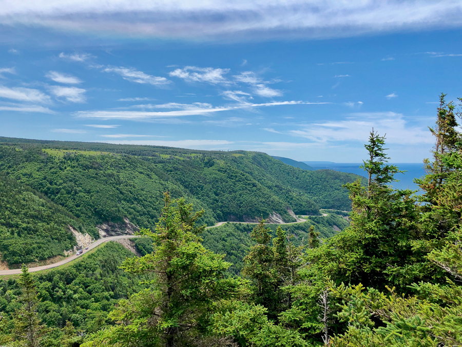 View from the Skyline Trail in Cape Breton, Nova Scotia