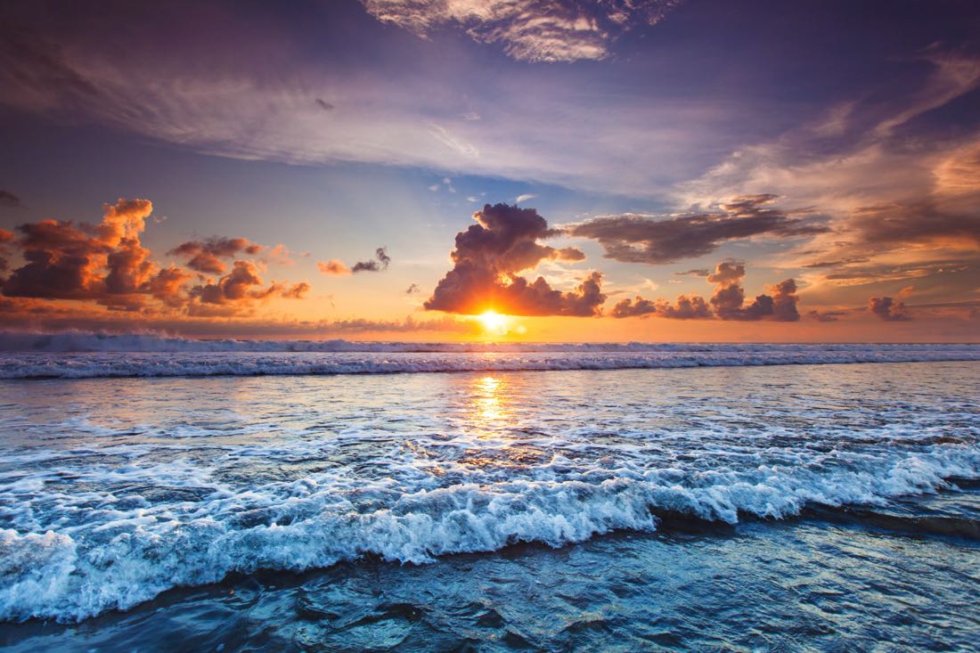 Seminyak Beach in Bali, Indonesia