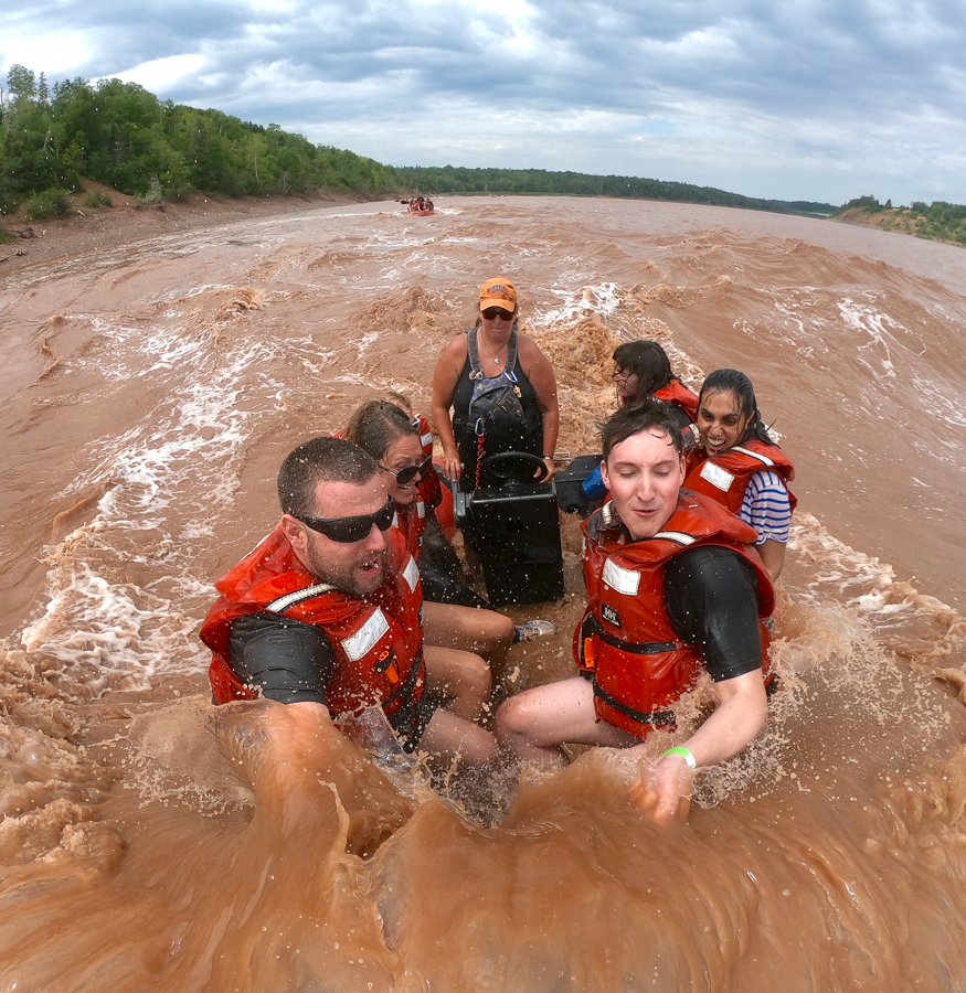 tidal bore rafting in one of the top things to do in nova scotia