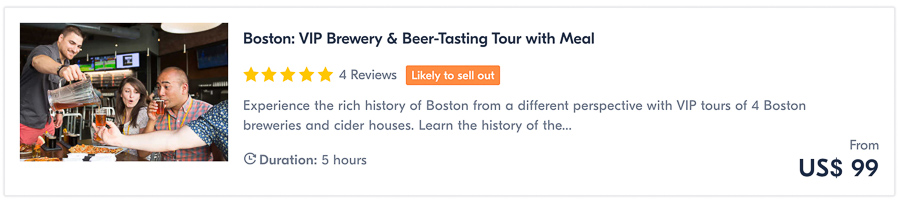 what to do in boston brewery tour