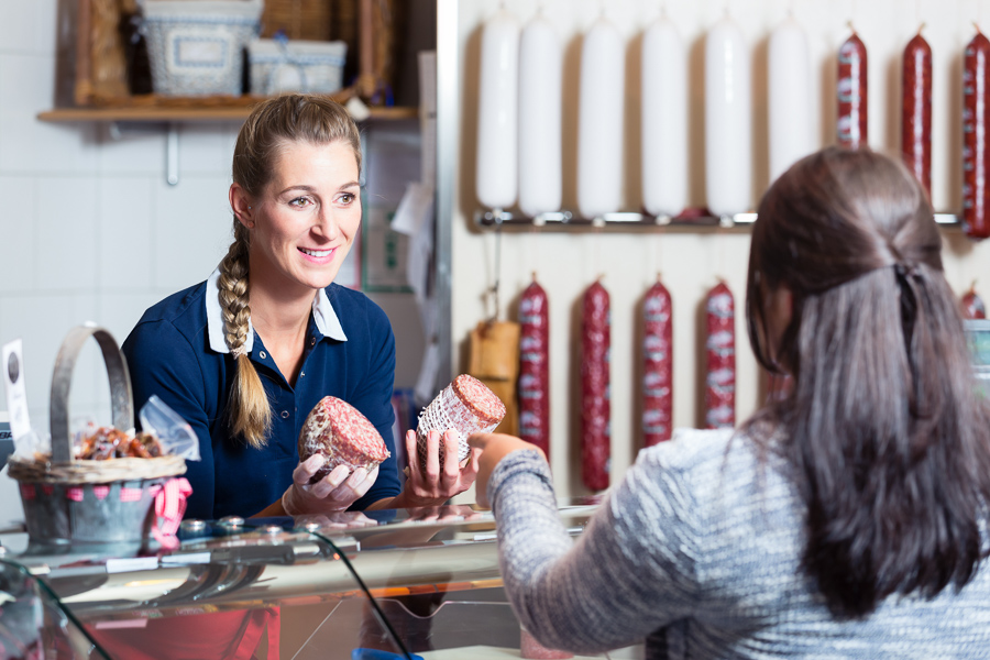 working in a shop in germany on a working holiday visa