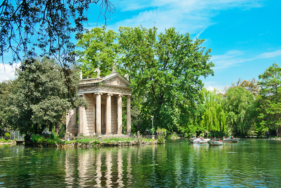 vila borgese gardens in rome