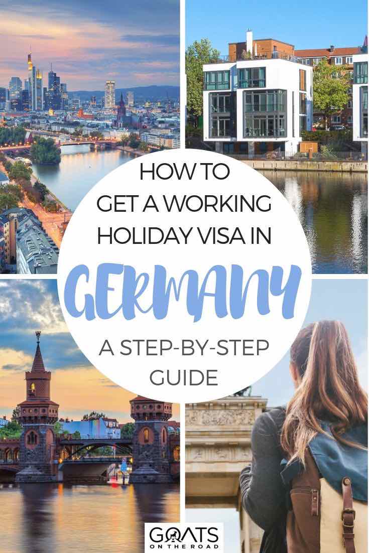 highlights of Germany with text overlay how to get a working holiday visa