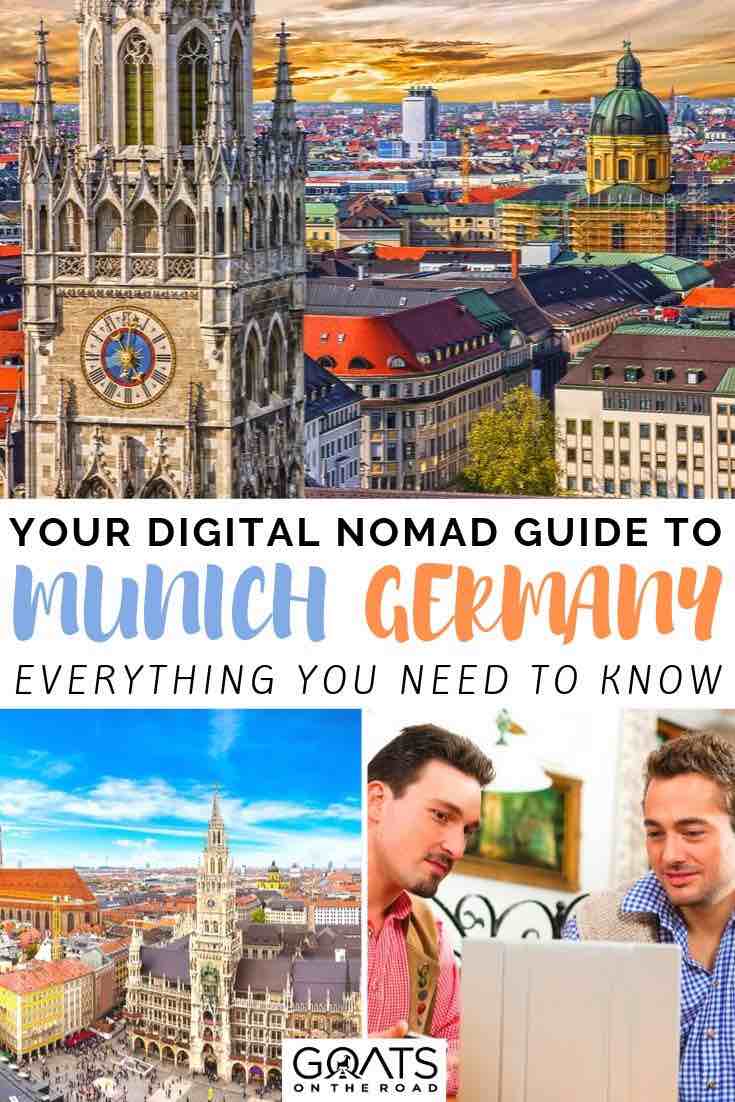 Munich with text overlay your digital nomad guide