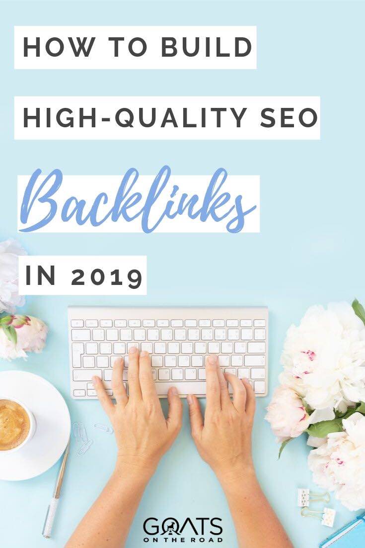 typing with text overlay how to build high quality SEO backlinks