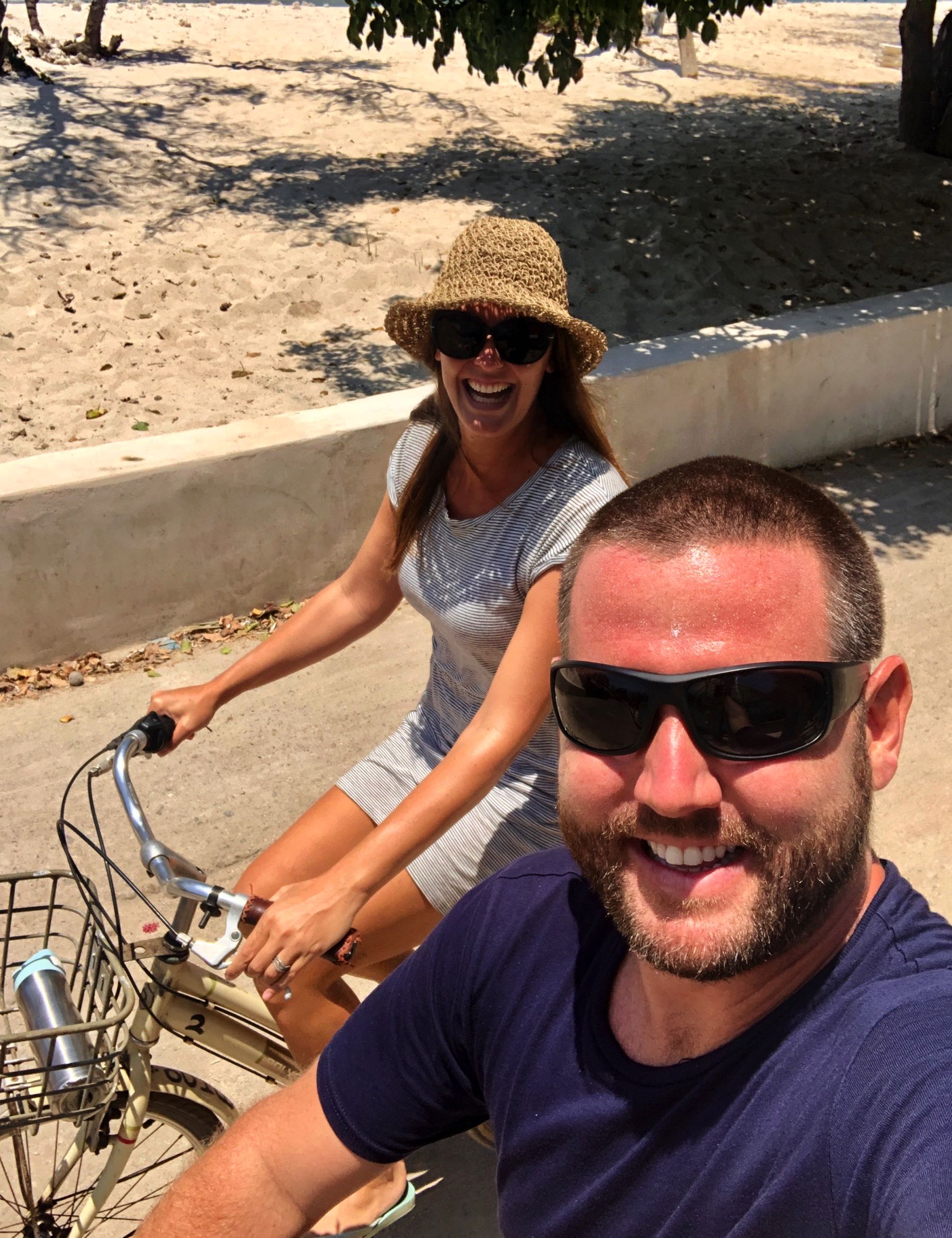 biking around gili t