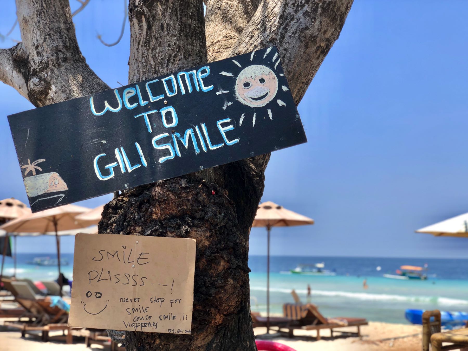 gili island sign 