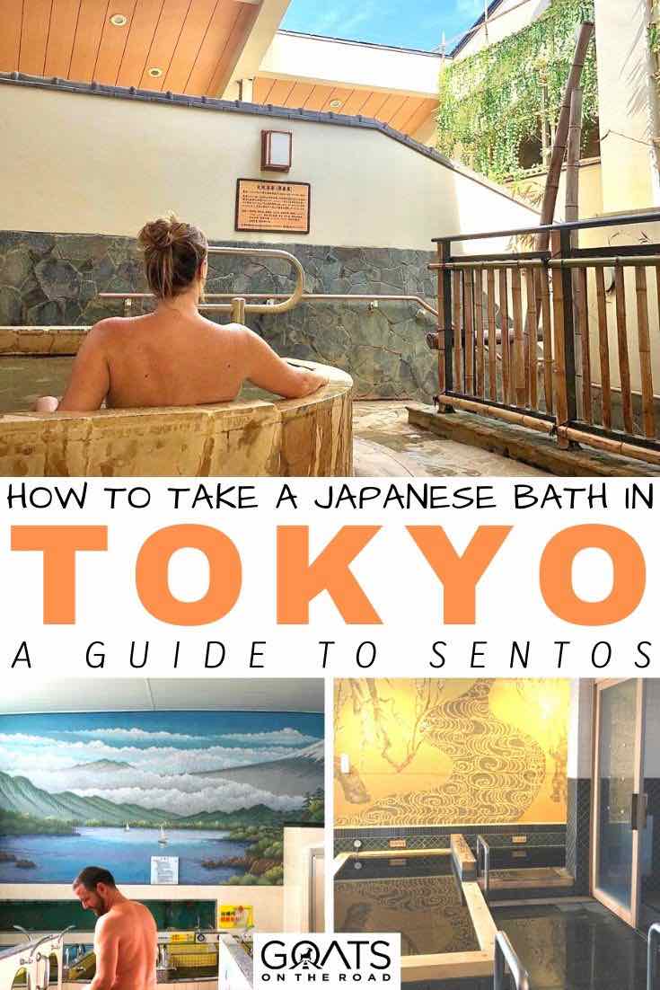 tokyo sentos with text overlay how to take a Japanese bath