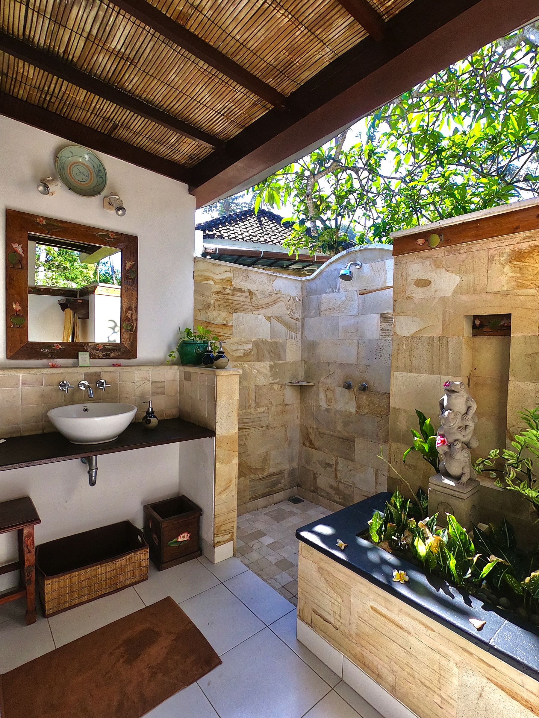 outdoor bathroom lotus bungalows