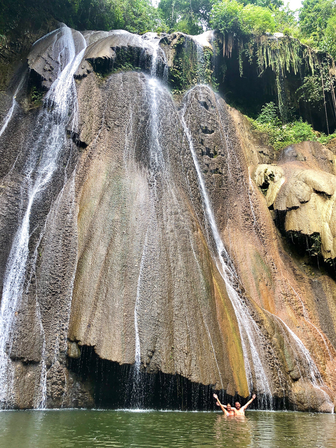 tall batanta waterfall