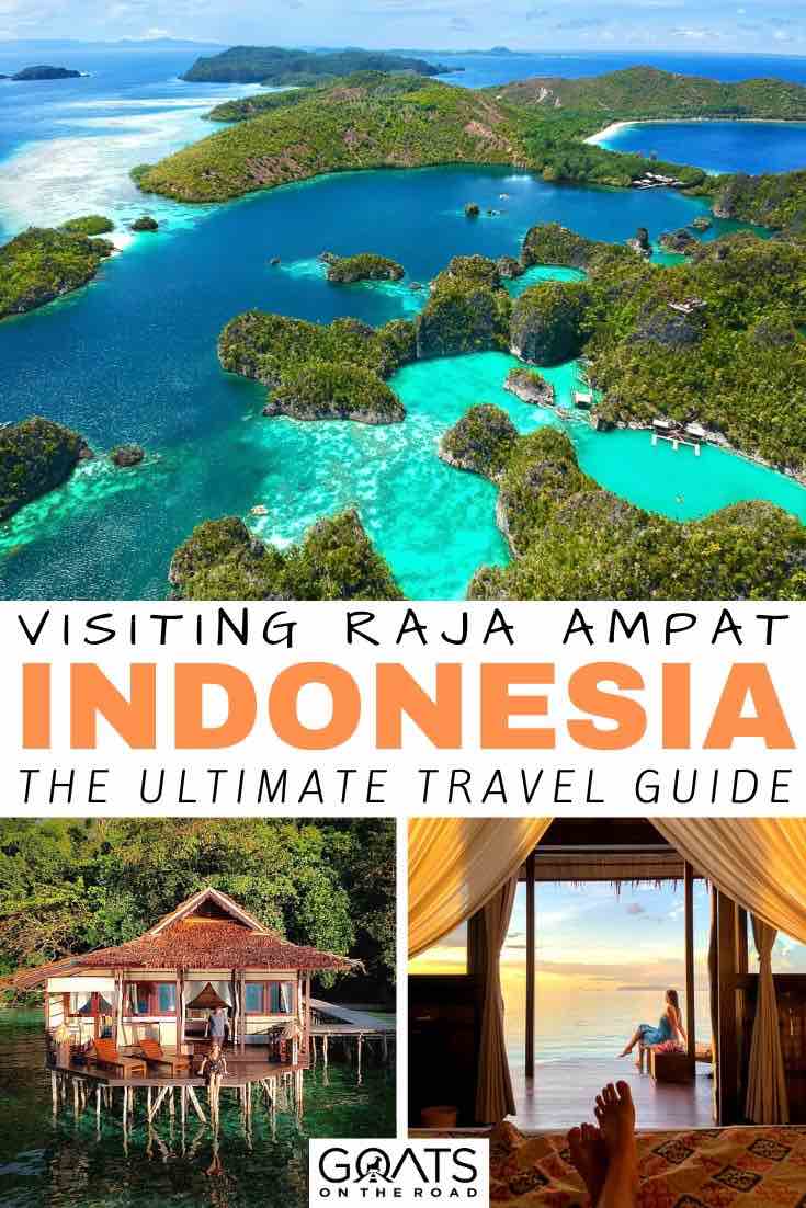 Raja Ampat with text overlay Indonesia guide