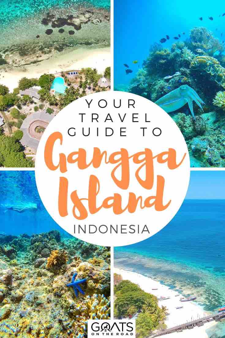 highlights of Gangga Island with text overlay your travel guide